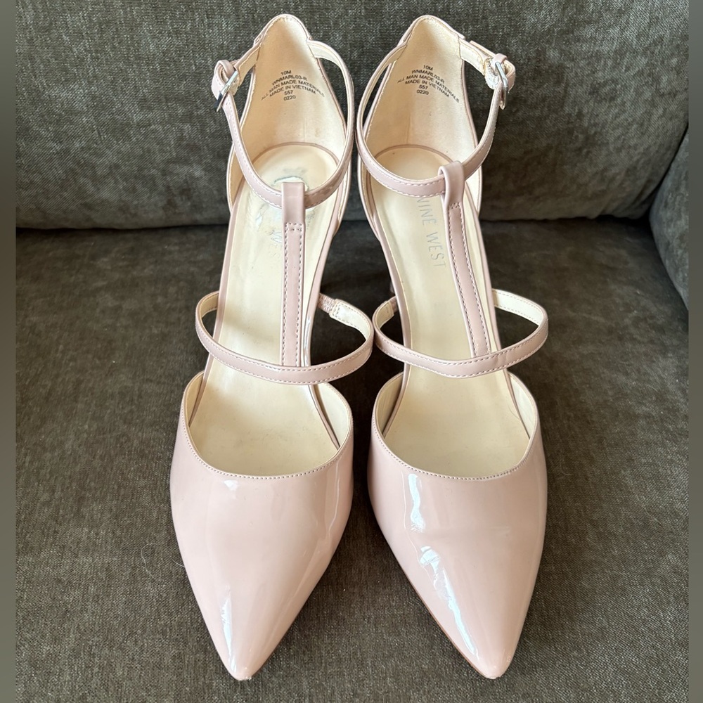 Nine West Blush Strappy Heels